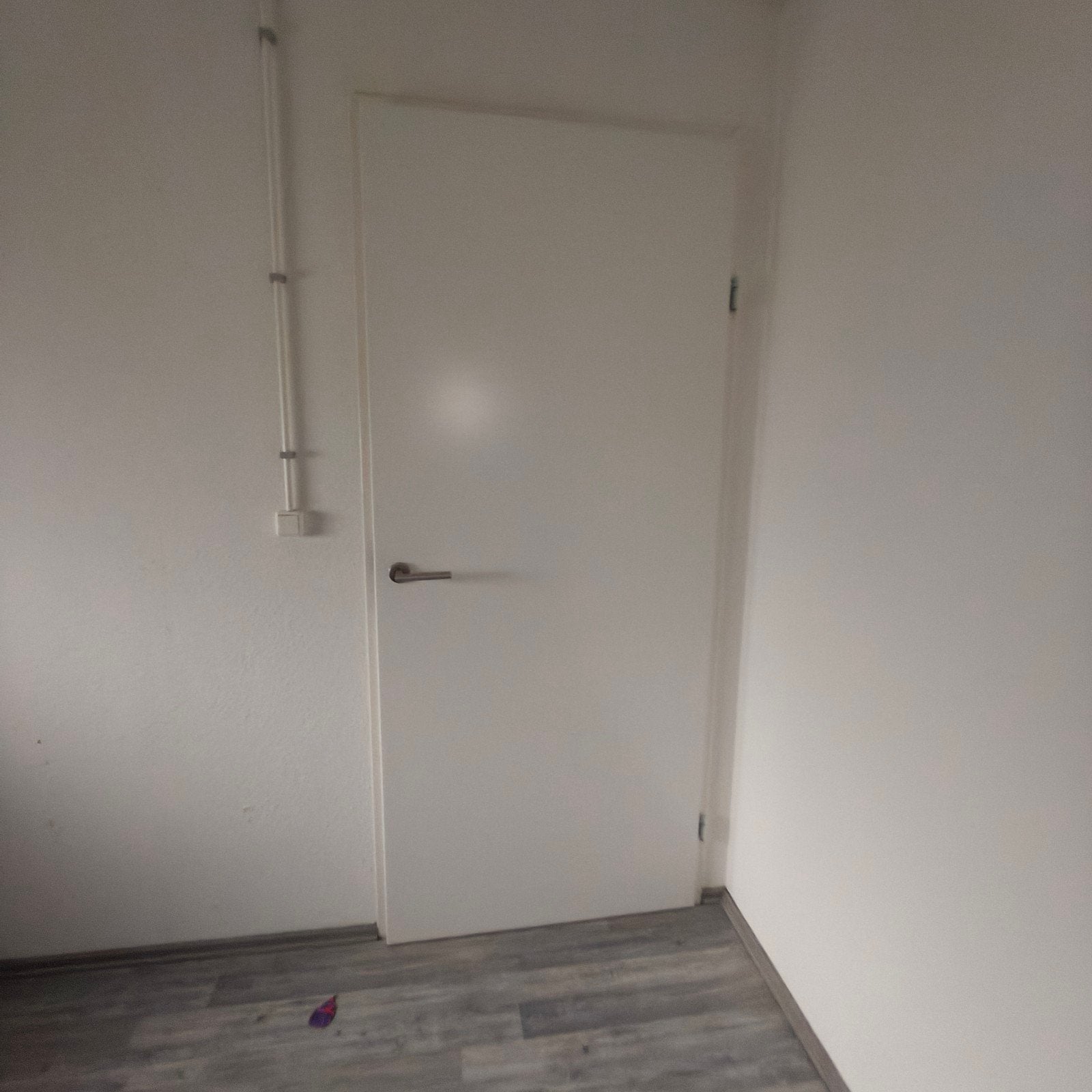 2 Witte opdekdeuren inclusief kozijn en klink, Ophalen, Binnendeur, 200 tot 215 cm
