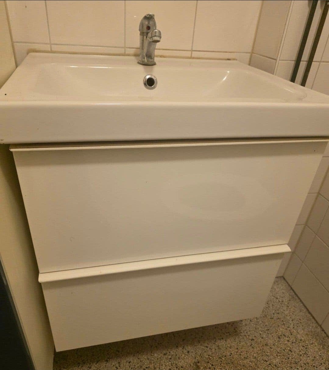ikea wasbak wit met kast, Ophalen