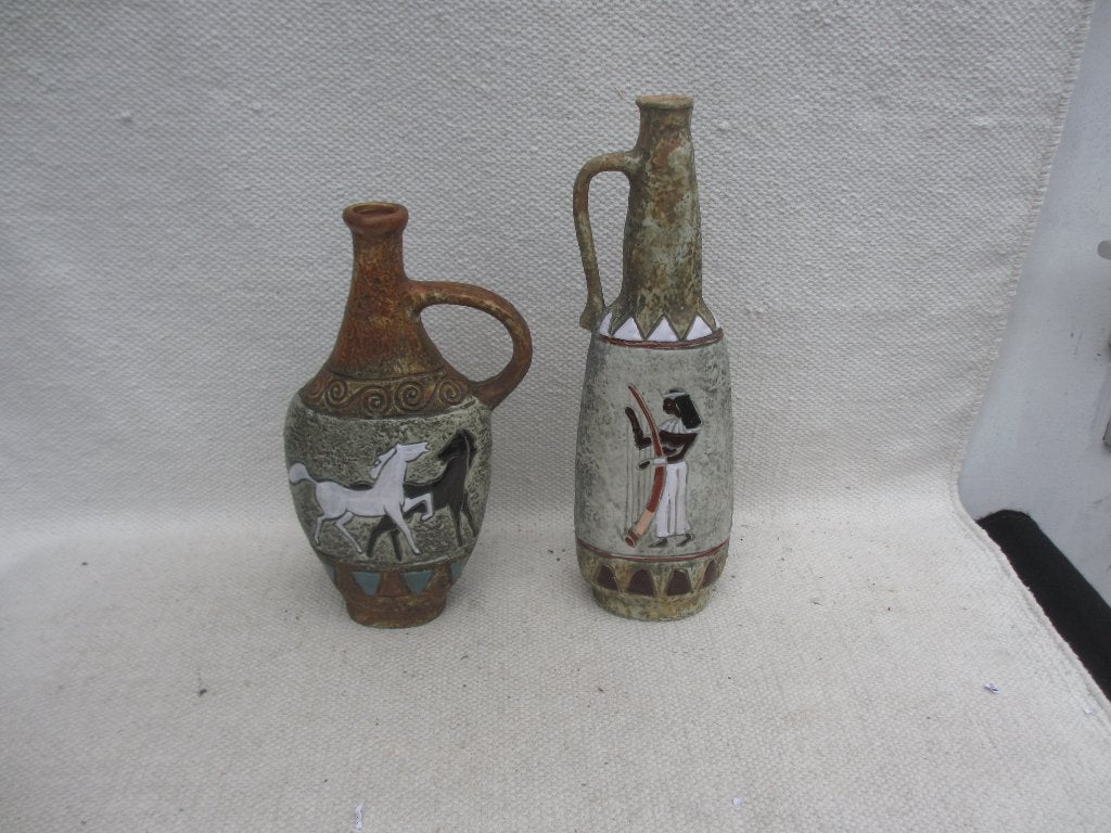 2x Vintage aardewerk Bresciani Arco / Italy, Antiek en Kunst, Antiek | Keramiek en Aardewerk, Ophalen of Verzenden