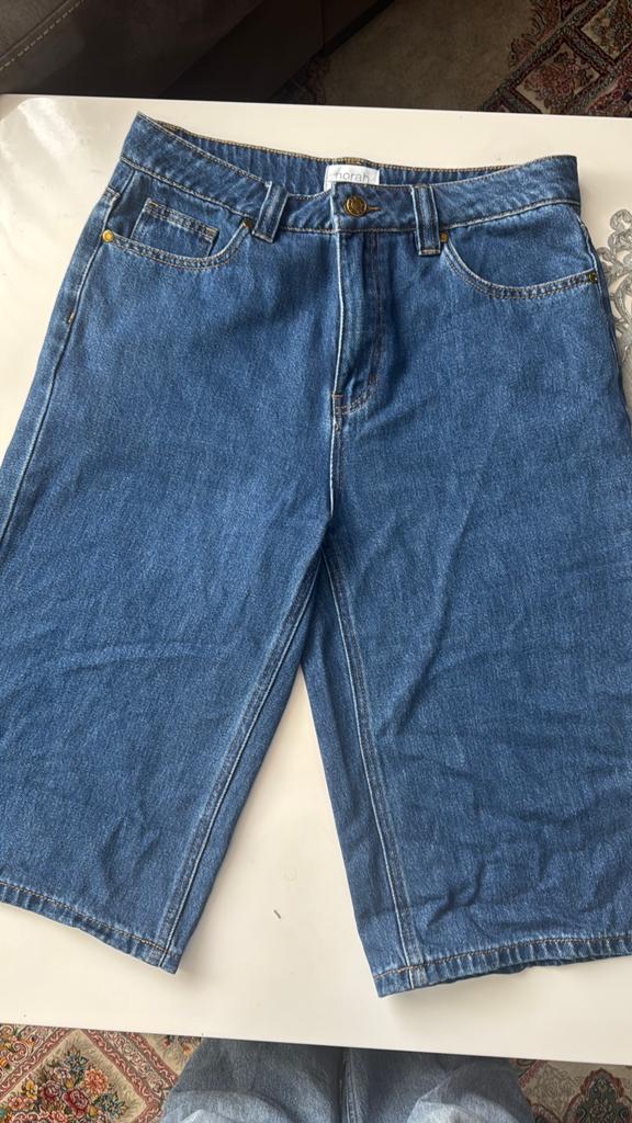 Blauwe jorts, Ophalen of Verzenden, Nieuw, Overige maten, Blauw