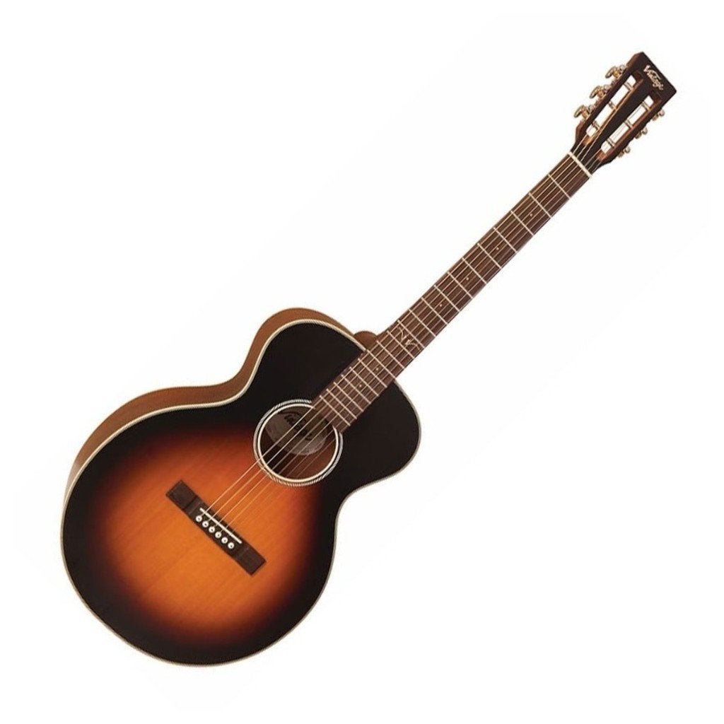 Gezocht: Vintage Historic Series V880VB Parlor Gitaar, Ophalen, Zo goed als nieuw, Western- of Steelstringgitaar