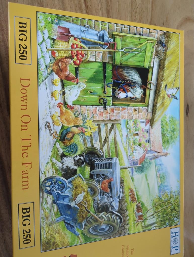 House of Puzzles - Down On The Farm 250 stukjes, Ophalen of Verzenden
