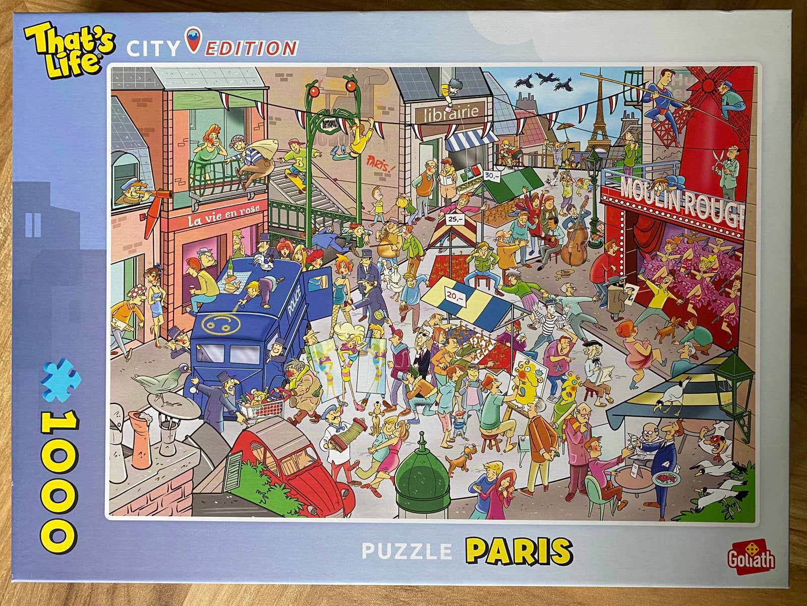 That’s life 1000 stukjes puzzel paris, Ophalen, 500 t/m 1500 stukjes, Zo goed als nieuw
