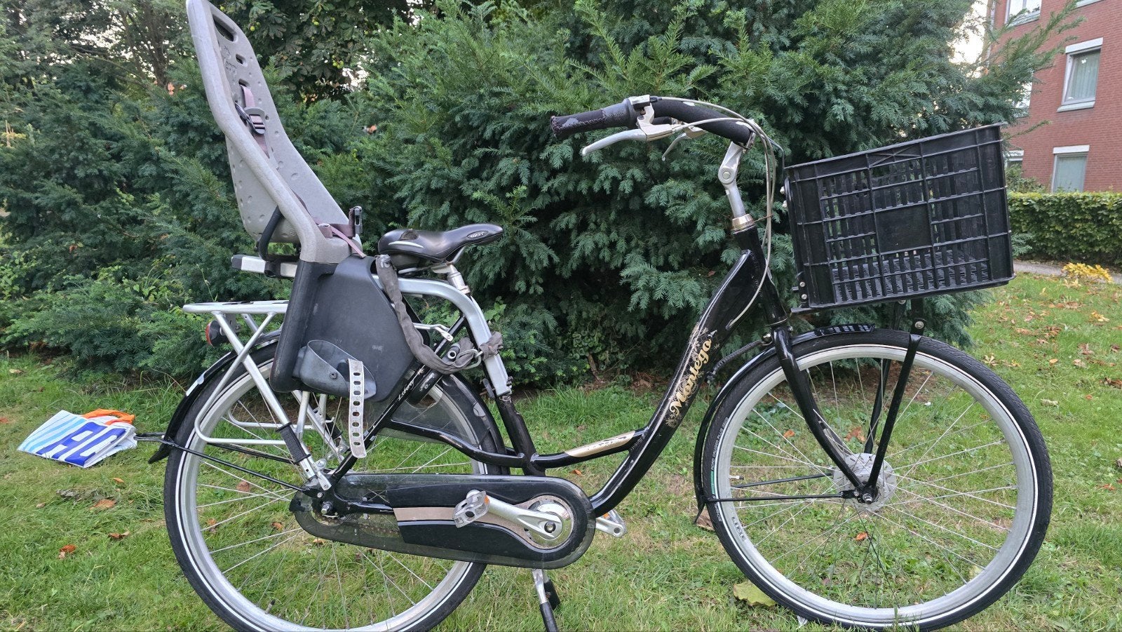 Moederfiets Montego, Fietsen en Brommers, Fietsen | Dames | Moederfietsen, Gebruikt, Mandje, 50 tot 53 cm, Ophalen