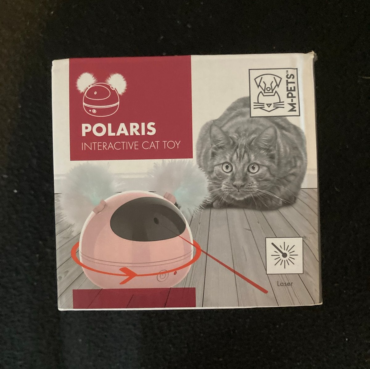 Interactief kattenspeeltje merk Polaris | rose | met laser, Ophalen of Verzenden, Zo goed als nieuw, Laserspeelgoed