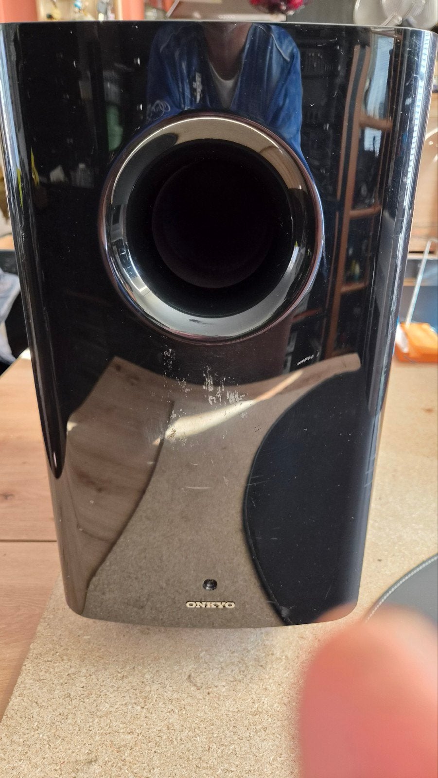 Onkyo actieve subwoofer., Overige merken, Gebruikt, Subwoofer, Ophalen of Verzenden