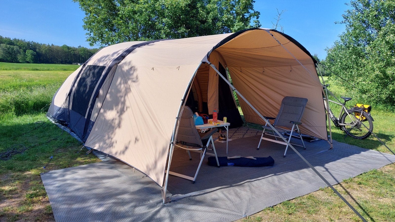 complete kampeeruitrusting, Caravans en Kamperen, Tenten, Ophalen, Tot en met 4