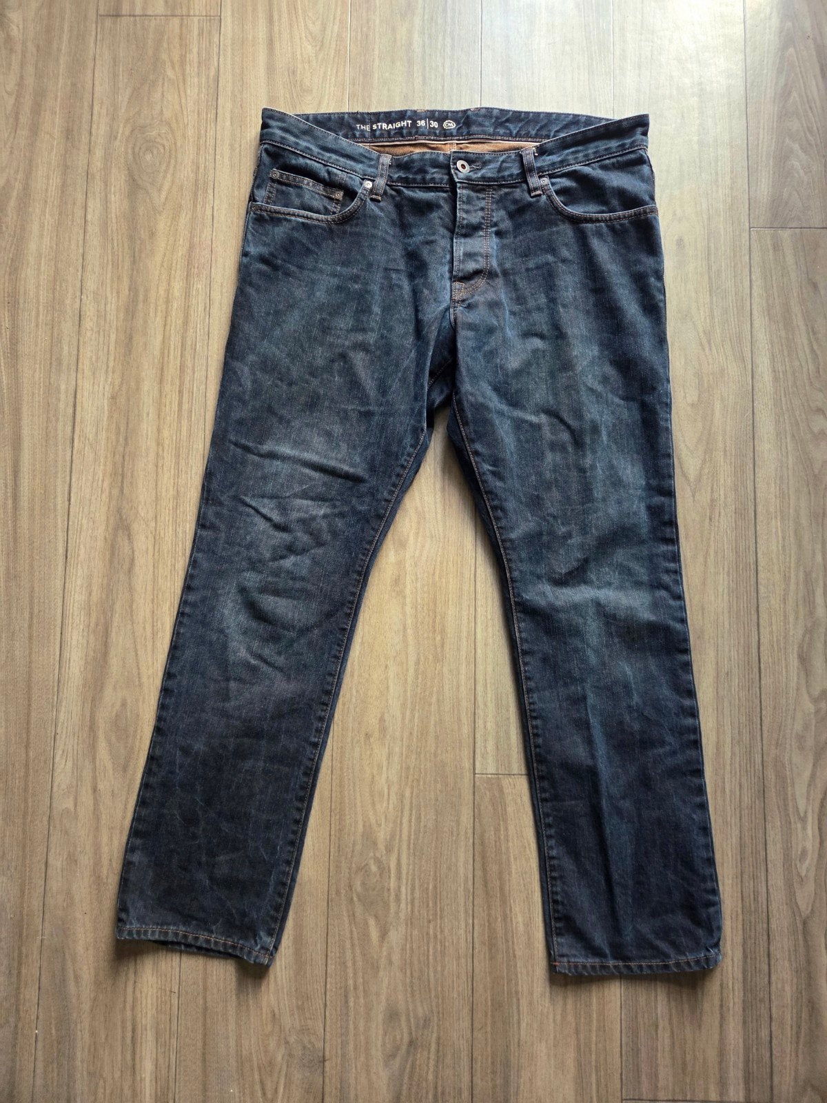 Straight jeans van C&A in maat 36/30 (ZGAN), W36 - W38 (confectie 52/54), Blauw, Zo goed als nieuw, C&A