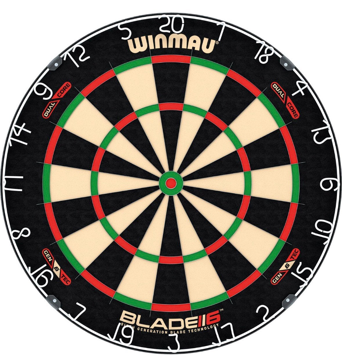 Winmau Blade 6 Dual Core dartbord, Ophalen, Nieuw, Dartbord