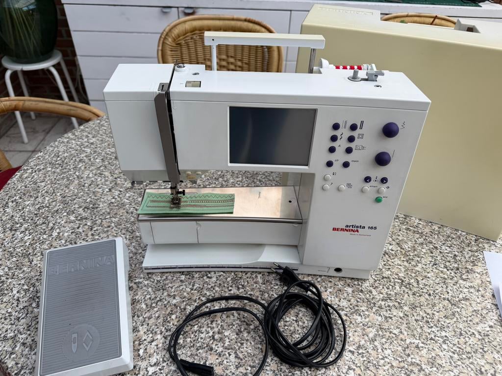 Bernina Artista 165, Ophalen of Verzenden, Zo goed als nieuw, Naaimachine, Bernina