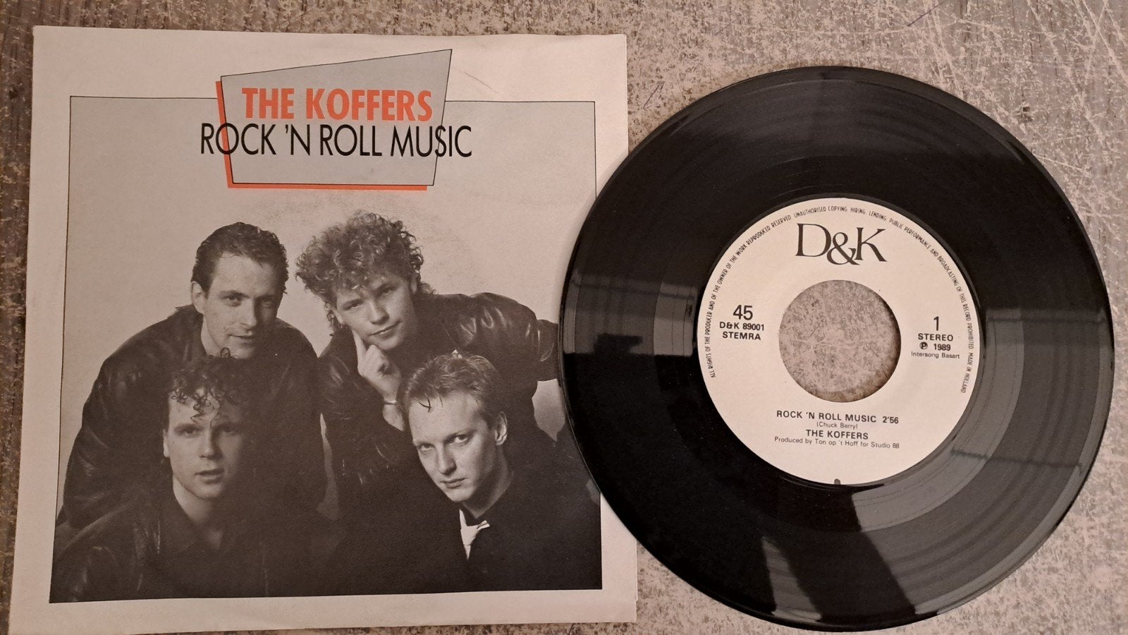 the koffers  - rock 'n roll music, Gebruikt, 7 inch, Pop, Fotohoes