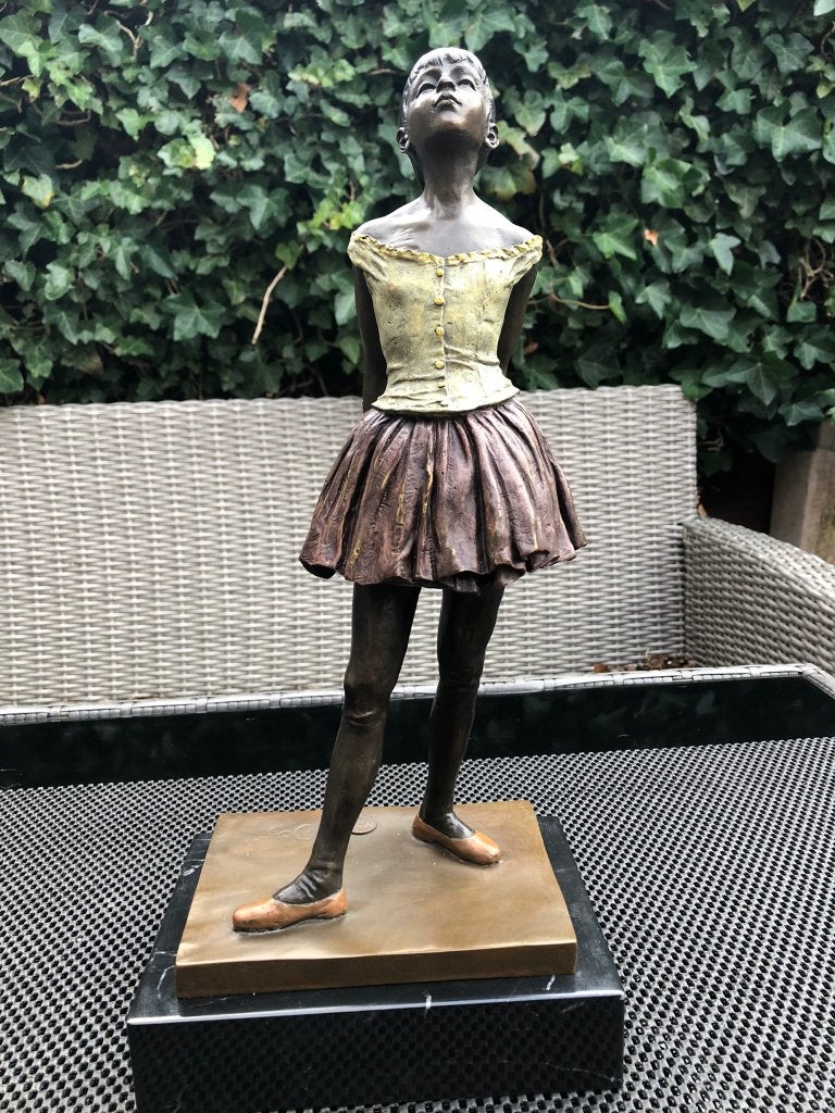 bronzen ballet ballerina meisje "la danseuse de quatorze ans, Ophalen of Verzenden