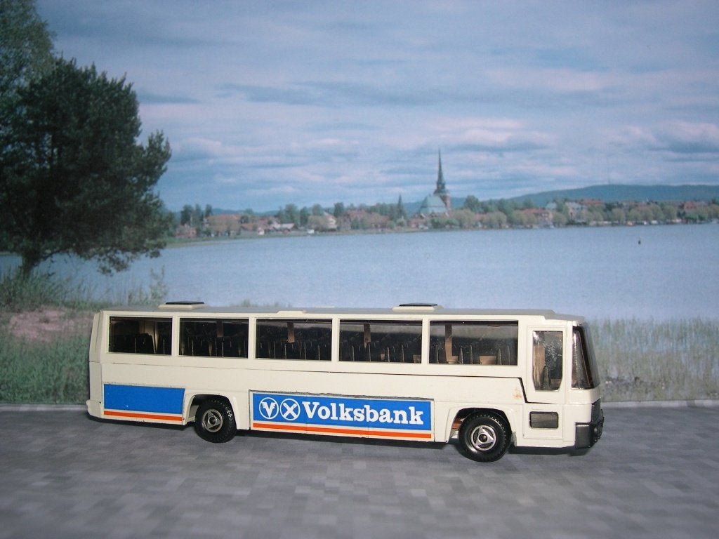 Volksbank touringcar bova  Efsi  HO, Hobby en Vrije tijd, Ophalen of Verzenden, Gebruikt, Bus of Vrachtwagen, Efsi