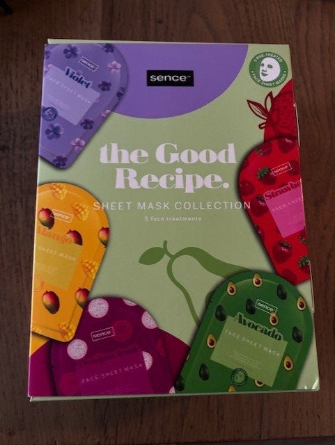 Sence The Good Recipe Sheet Mask Collectie (advr 48), Ophalen of Verzenden, Nieuw, Gehele gezicht, Verzorging