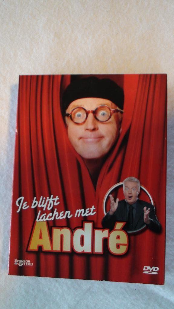 Je blijft lachen met Andre 6 dvd box, Alle leeftijden, Ophalen of Verzenden, Zo goed als nieuw, Tv-programma of Sketches