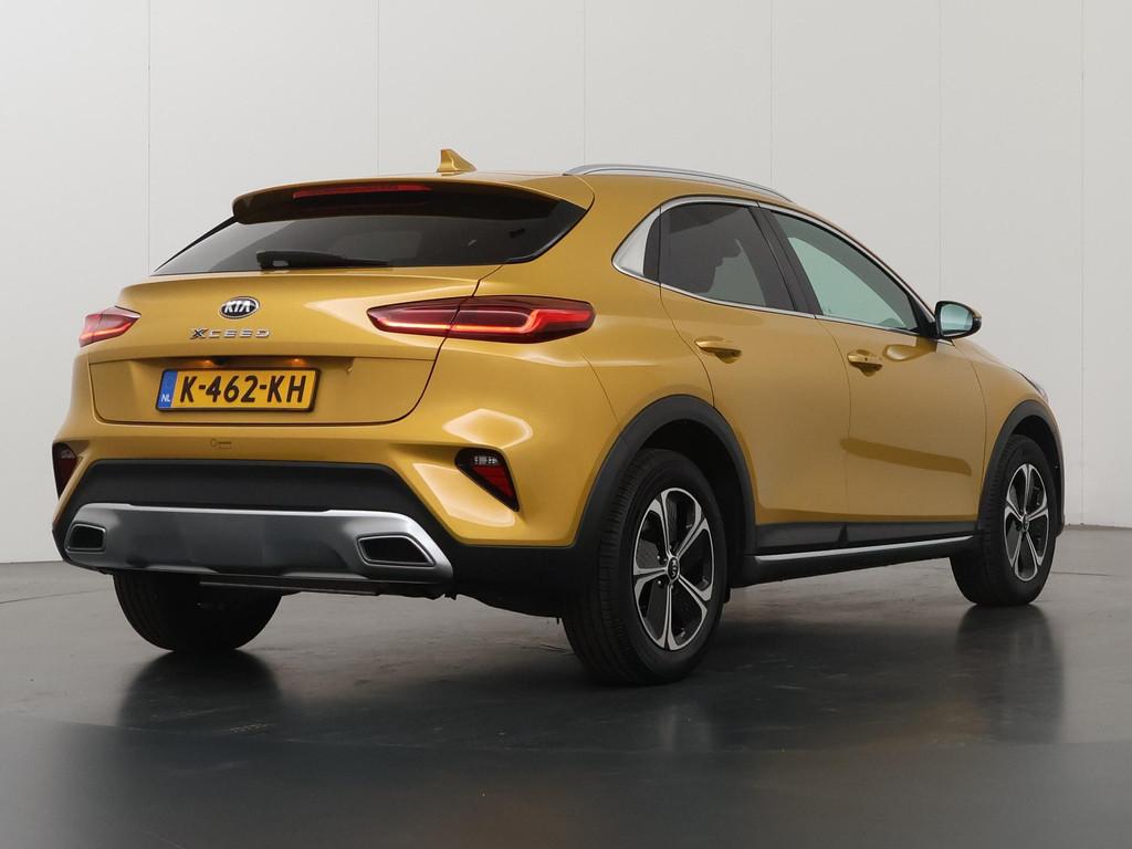 Kia XCeed 1.6 GDi PHEV DynamicPlusLine | Stoel/Stuurwielverw, Auto's, XCeed, Gebruikt, Adaptive Cruise Control, Leder en Stof