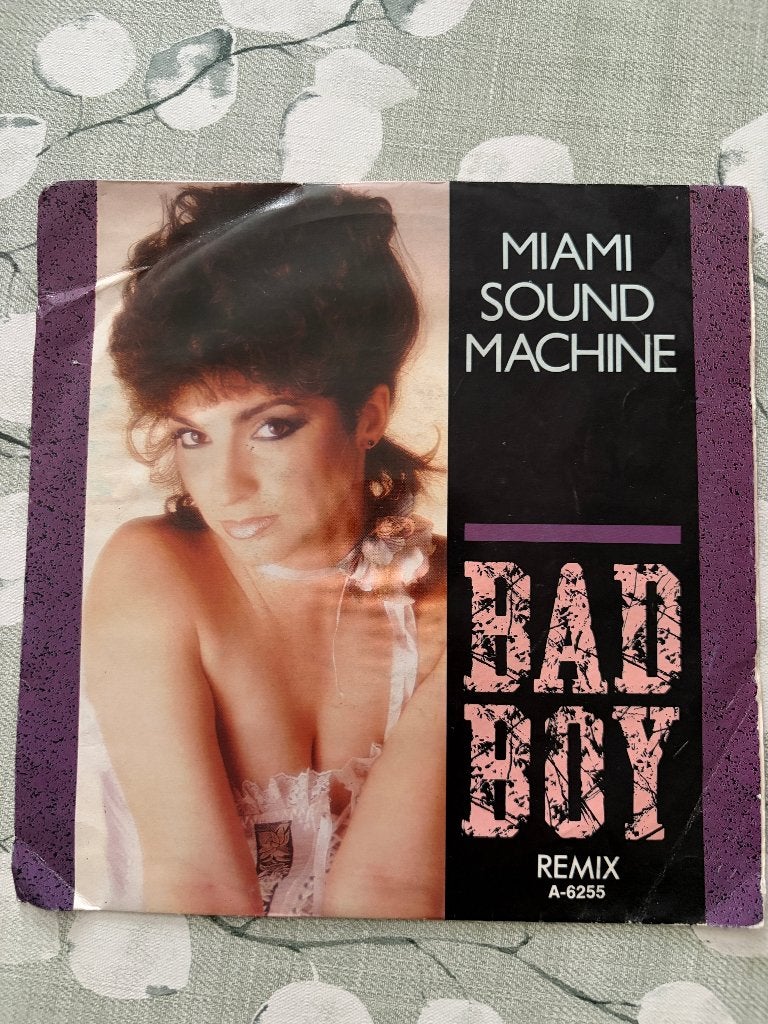 Miami Sound Machine - Bad Boy remix vinyl, Gebruikt, 7 inch, Ophalen of Verzenden, Pop