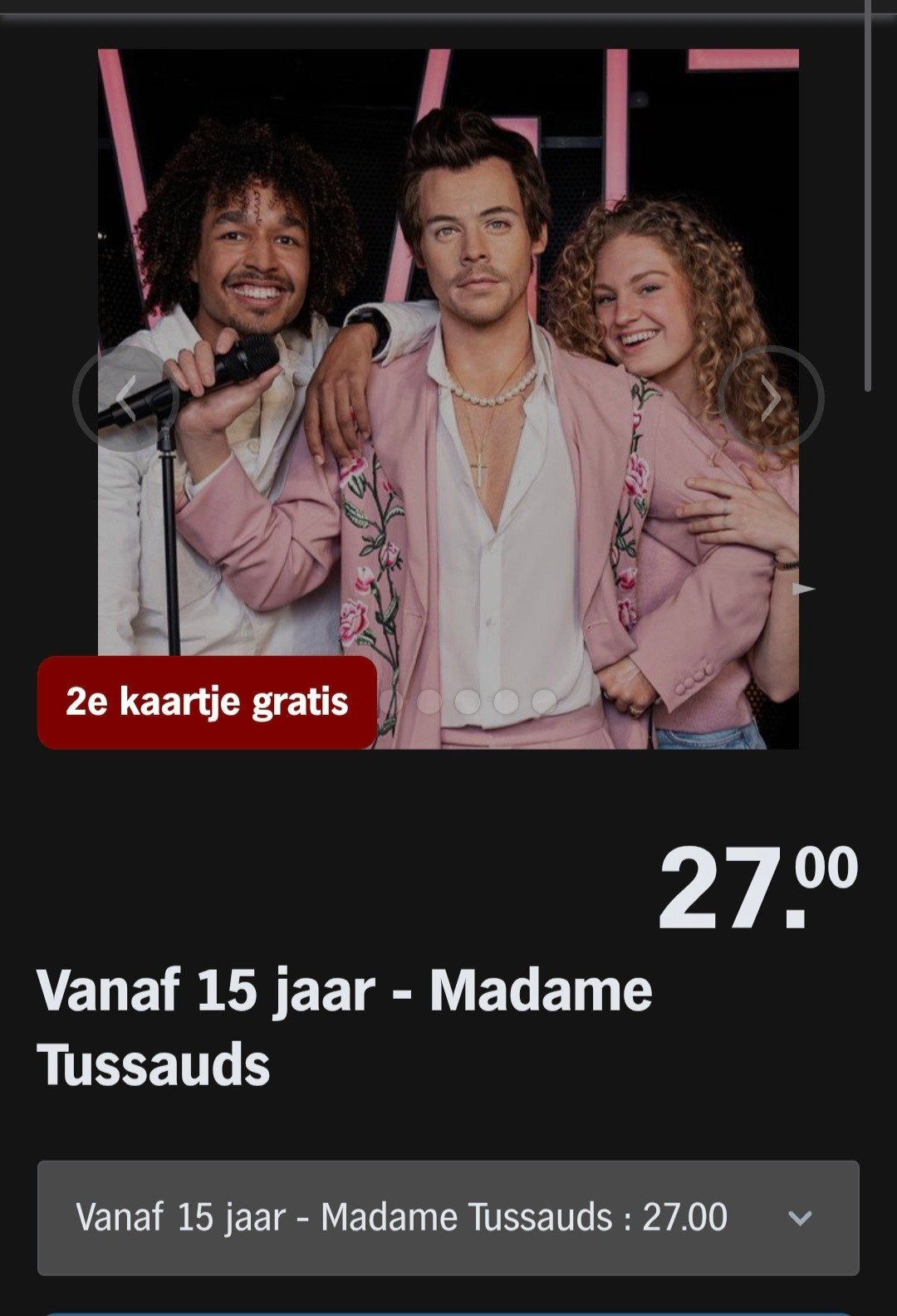 MADAME TUSSAUDS ♡ 2e kaartje gratis (AH SPAARKAARTEN), Overige typen