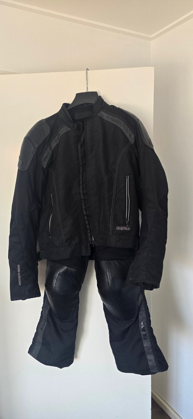 Hein Gericke motorpak (jas en broek) - Maat 54/50, Motoren, Ophalen, Hein Gericke, Tweedehands, Heren