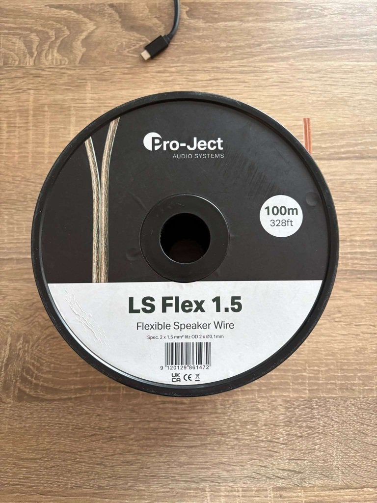 Pro-Ject Connect it LS Flex Luidsprekerkabel Bobijn 100M*, Niet ingevuld, Nieuw, Niet ingevuld, Niet ingevuld