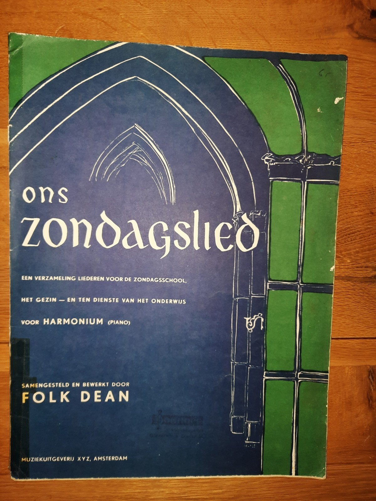 Harmonium/piano: Folk Dean: Ons Zondagslied, Muziek en Instrumenten, Gebruikt, Ophalen of Verzenden, Thema, Religie en Gospel