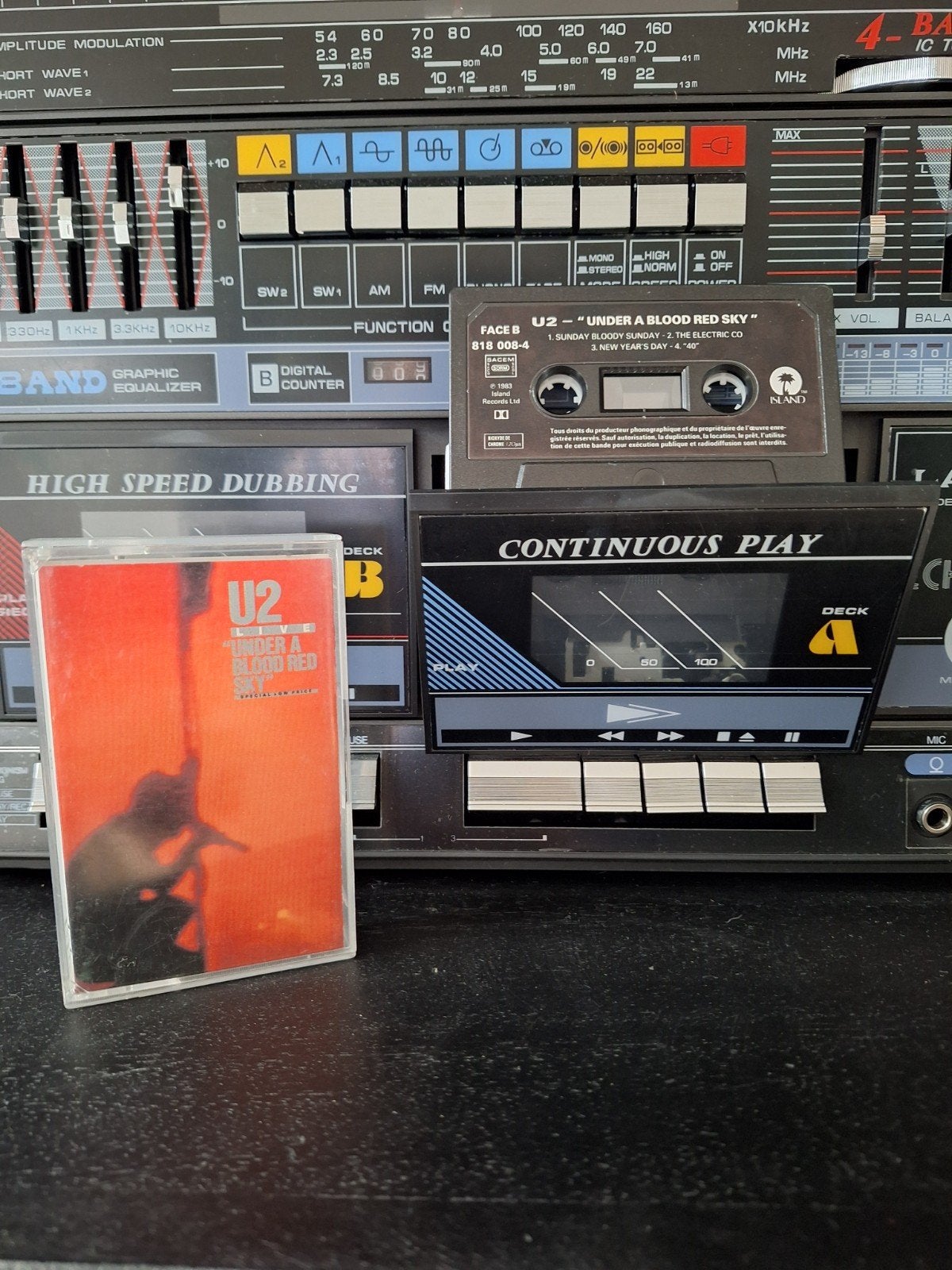 U2 - Under A Blood Red Sky (Cassette), Gebruikt, 1 bandje, Ophalen of Verzenden, Origineel