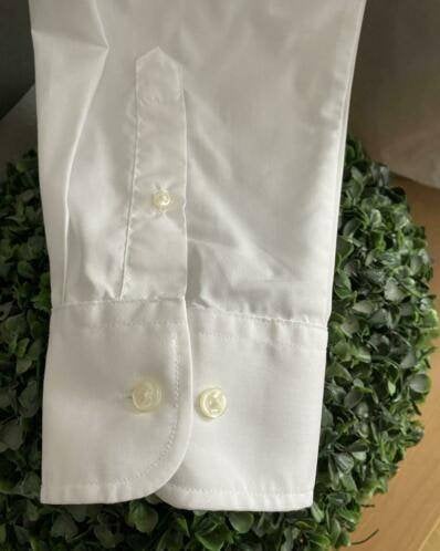 Liv overhemd maat 43, Kleding | Heren, Ophalen of Verzenden, Zo goed als nieuw, Wit, Halswijdte 43/44 (XL)