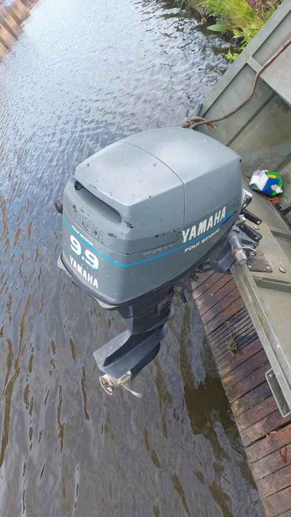 9.9pk yahama 4takt kortstaart, Watersport en Boten, Buiten- en Binnenboordmotoren, Ophalen of Verzenden, Zo goed als nieuw, Benzine
