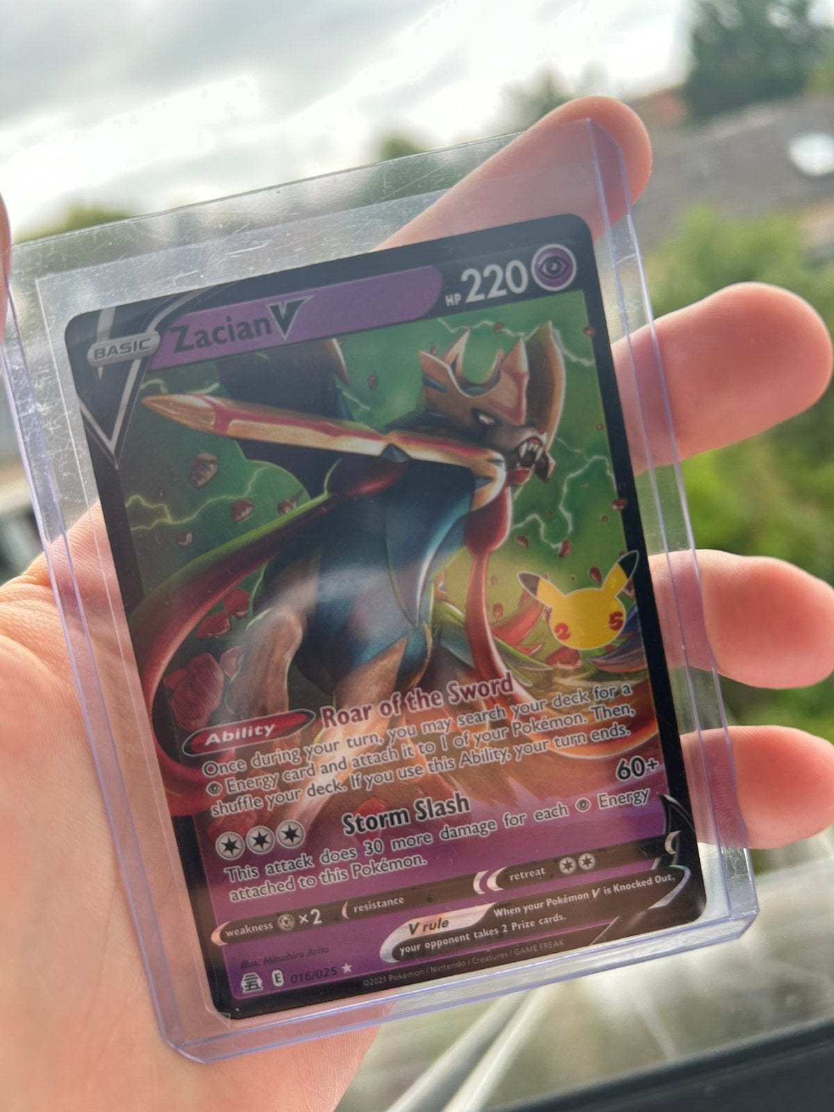 Zacian V – Pokémon Celebrations, Verzenden, Nieuw, Losse kaart, Foil