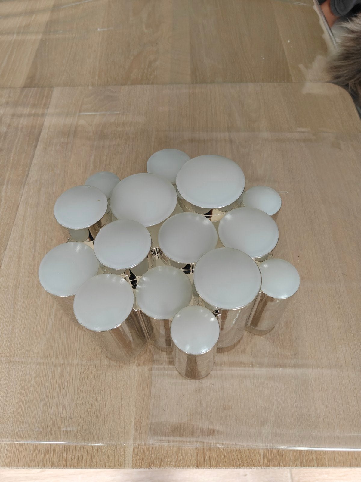 IKEA Södersvik Plafondlamp, Wit, Zo goed als nieuw, Modern, Ophalen of Verzenden