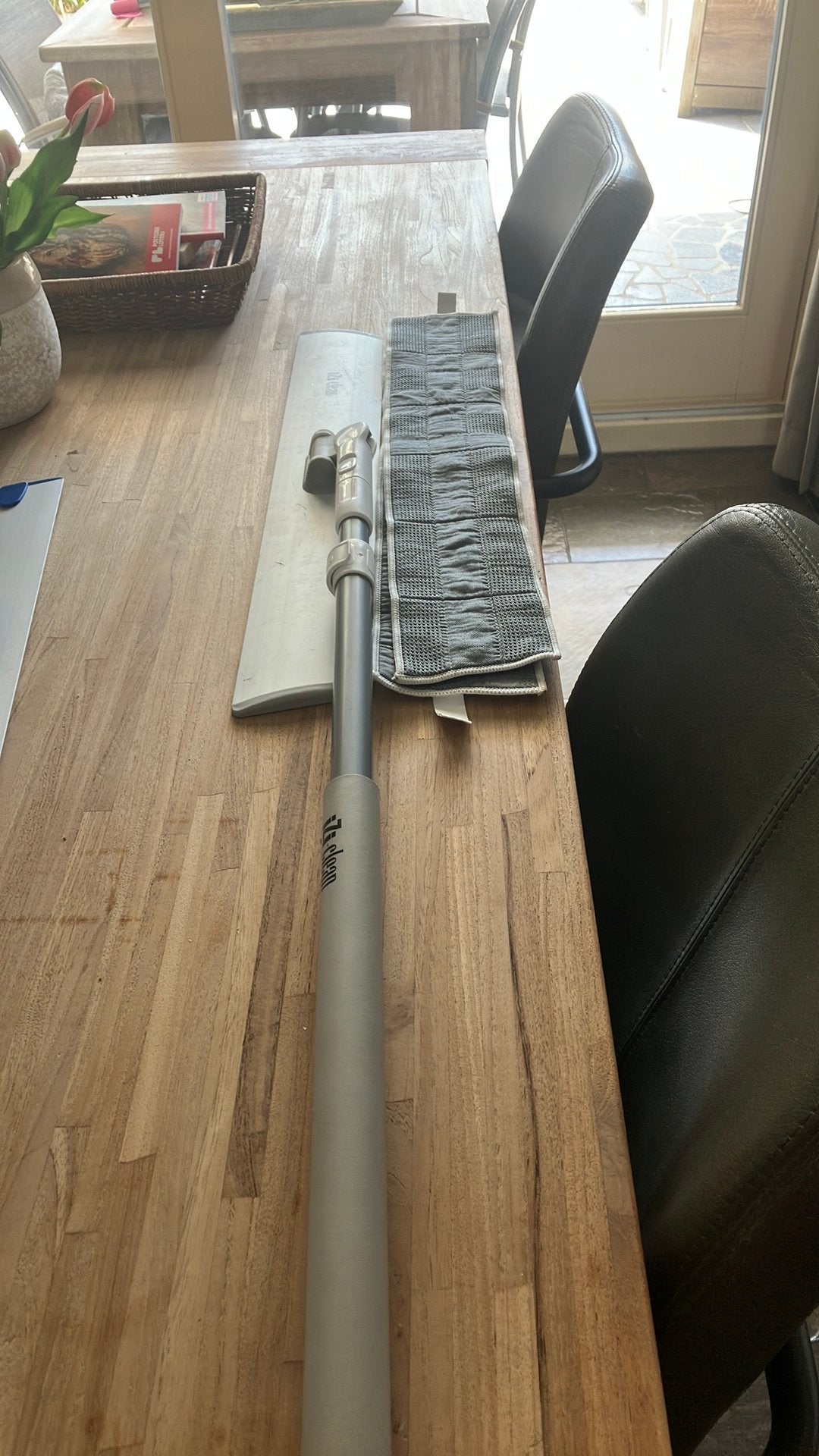 Izi clean dweilstok met 2 pads, Huis en Inrichting, Ophalen of Verzenden, Mop of Dweil