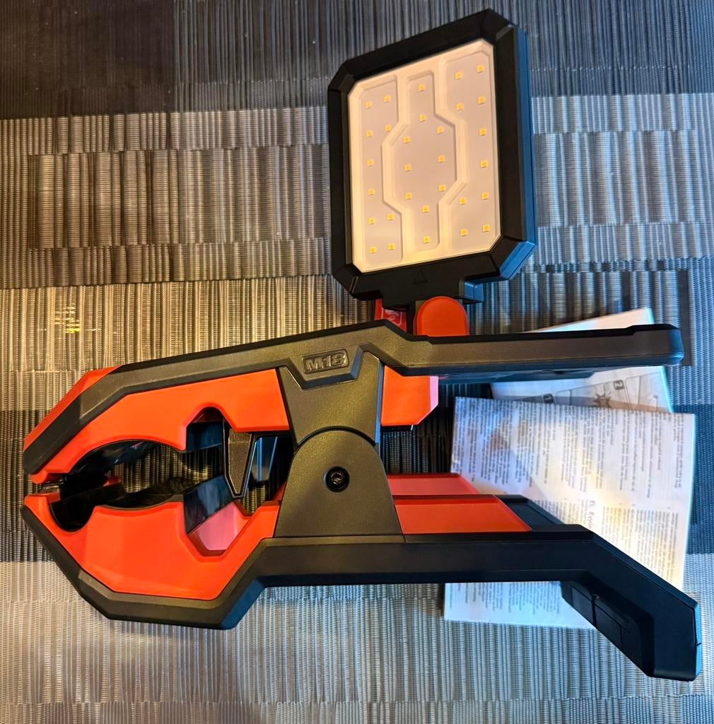 Milwaukee m18 pal2 led bouwlamp nieuw zonder accu, Ophalen of Verzenden, Zo goed als nieuw, Minder dan 50 watt, Lamp