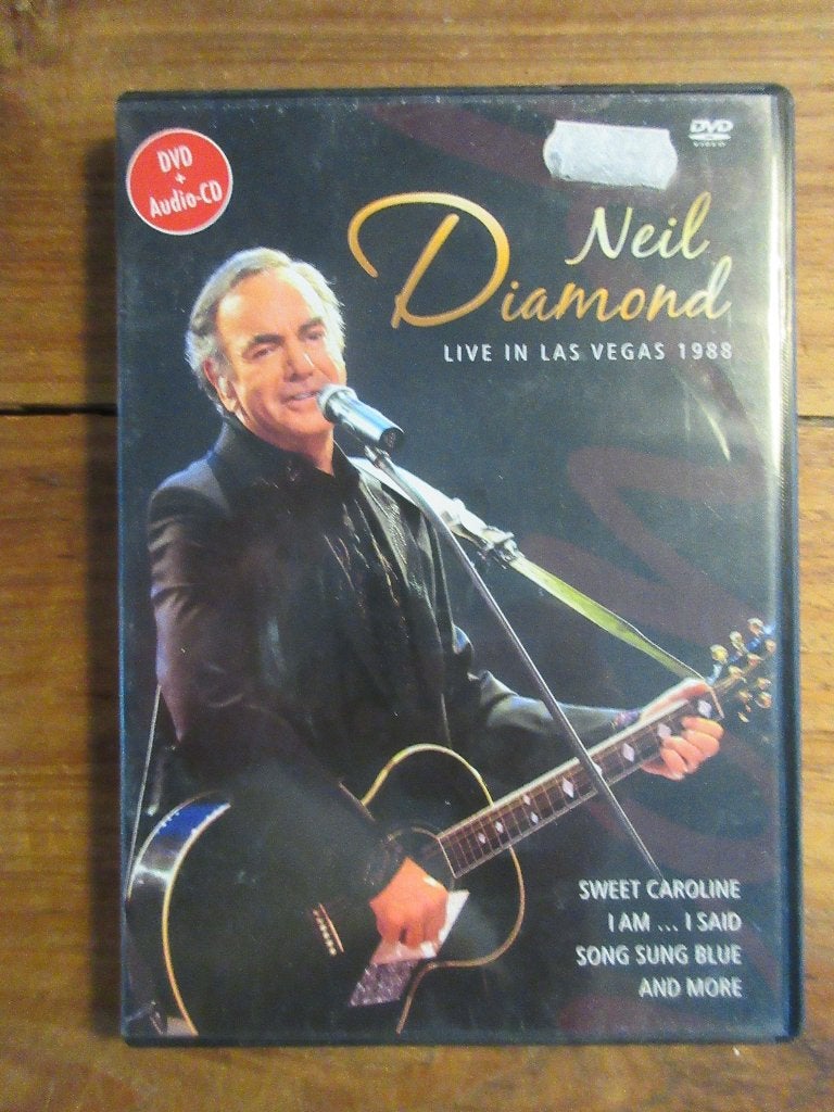 neil diamond live in las vegas 1988 - CD + dvd, Alle leeftijden, Ophalen of Verzenden, Zo goed als nieuw