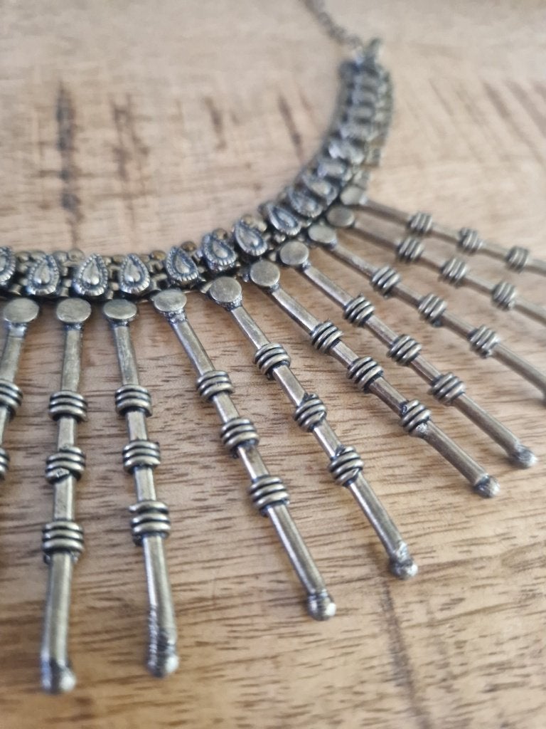Oude koperen ketting Tibet, Ophalen of Verzenden, Koper, Ketting