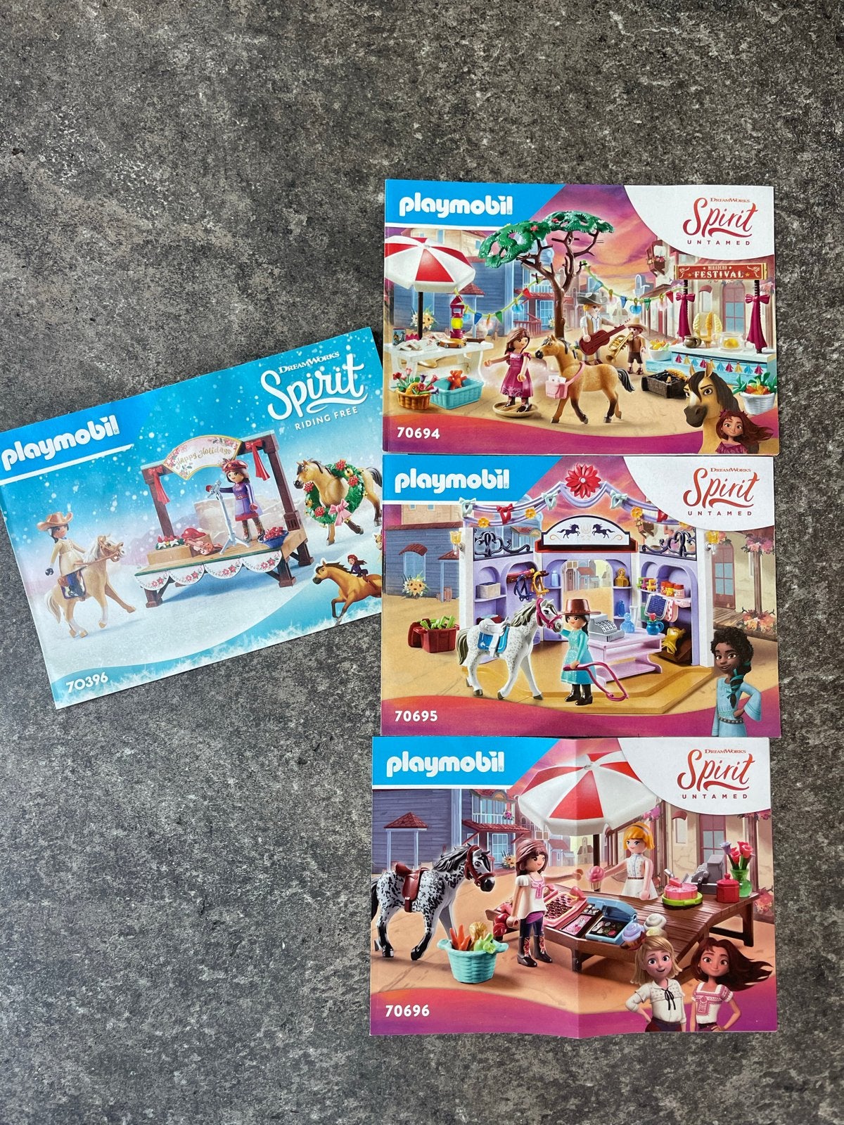 Playmobil Spirit Winter Markt Winkel Festival Sets, Kinderen en Baby's, Ophalen, Gebouw, Complete set, Zo goed als nieuw