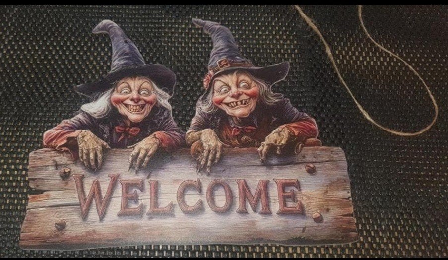 wandbord met de tekst 'Welcome'., Huis en Inrichting, Ophalen of Verzenden, Nieuw, Hout