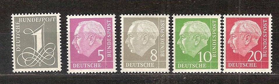 BRD 285vv liggend watermerk postfris, Postzegels en Munten, Ophalen of Verzenden, BRD, Postfris