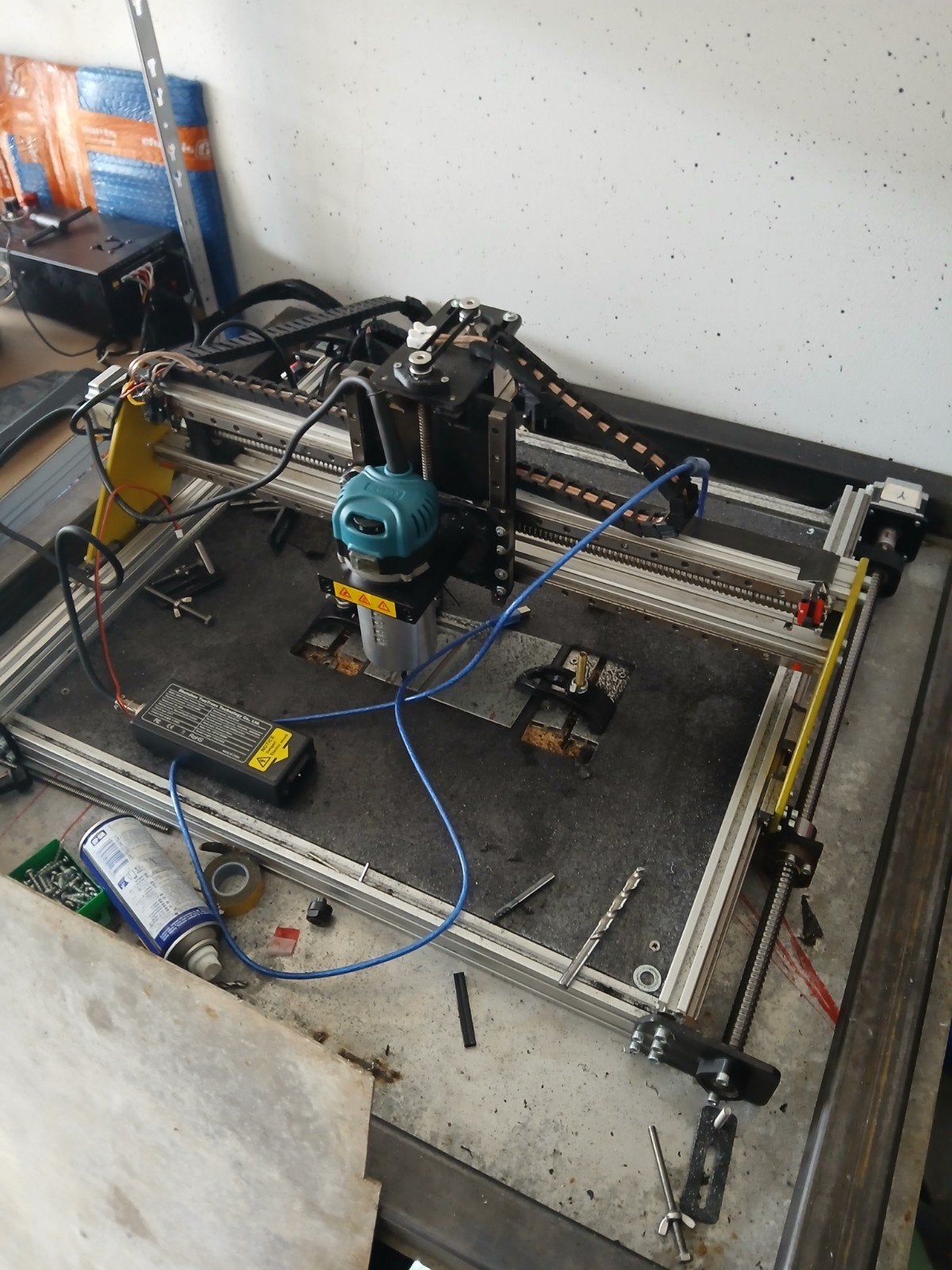 CNC freesmachine met Makita router spindel - Metaalbewerking, Doe-het-zelf en Verbouw, Ophalen, Gebruikt, Overige soorten, Makita