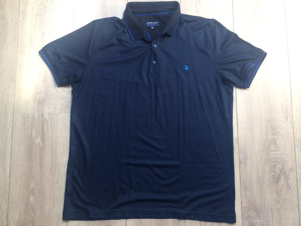 Giorgio Di Mare polo blauw met stip XXL = XL/56, Maat 56/58 (XL), Zo goed als nieuw, Giorgio di Mare, Verzenden