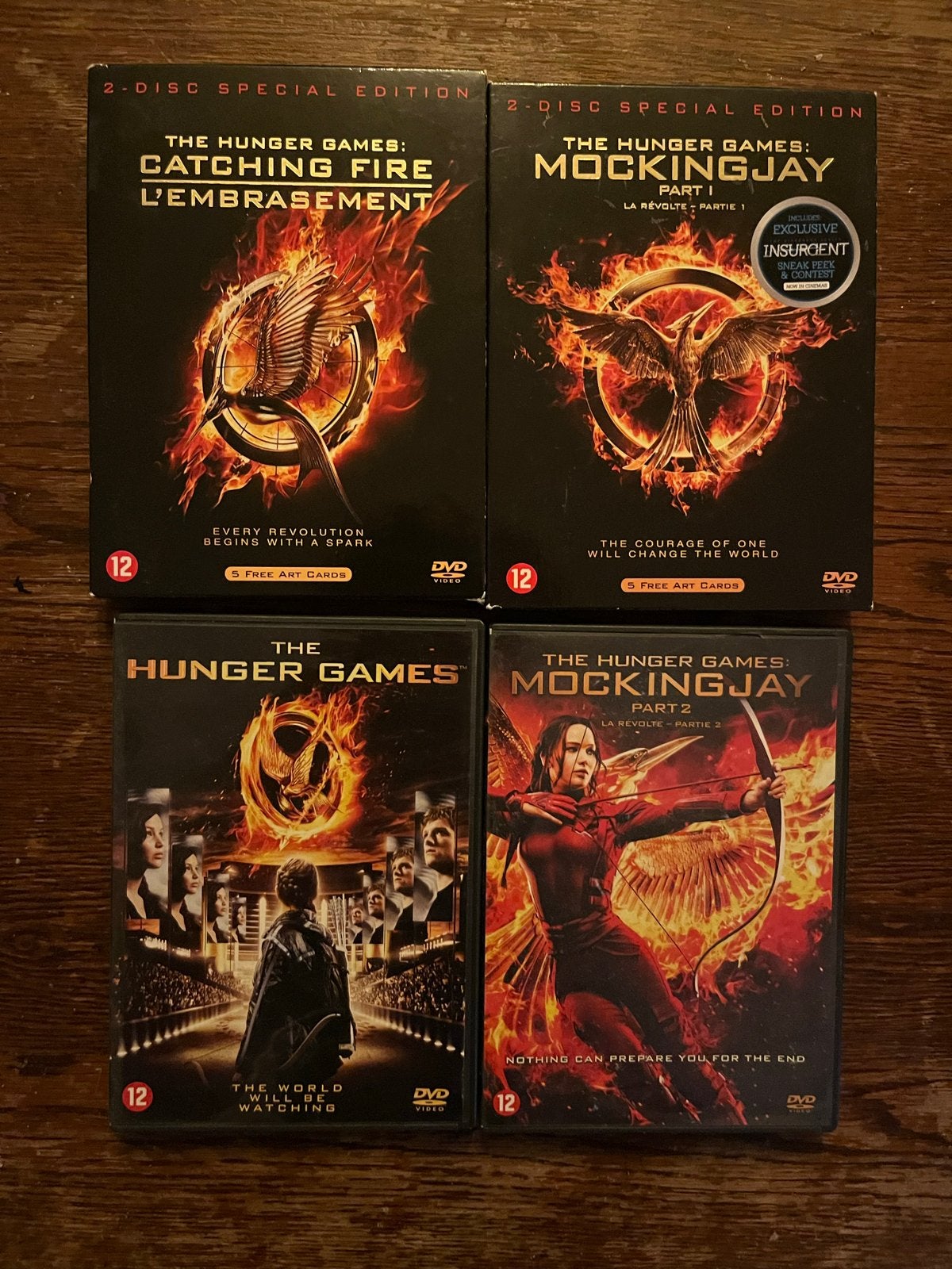 The Hunger Games  (4 films) DVD, Ophalen, Speciale editie, Nederlands, Actiethriller