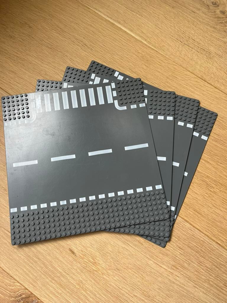 Lego 44342 rechte wegenplaten met zebrapad, Overige thema's, Lego, Ophalen of Verzenden, Zo goed als nieuw