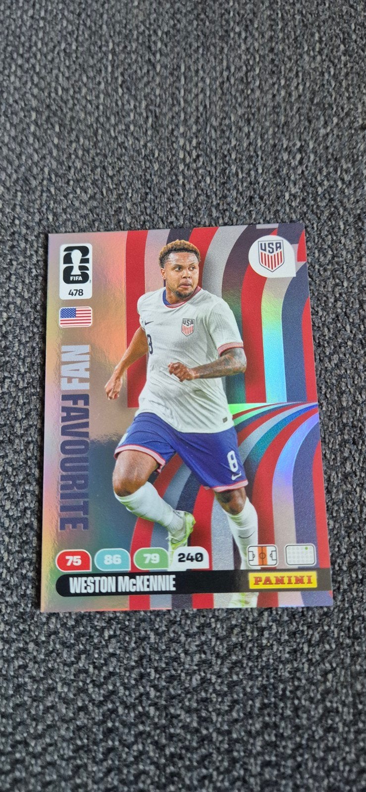Weston mckennie nr. 478, Verzenden, Nieuw, Losse kaart, Foil