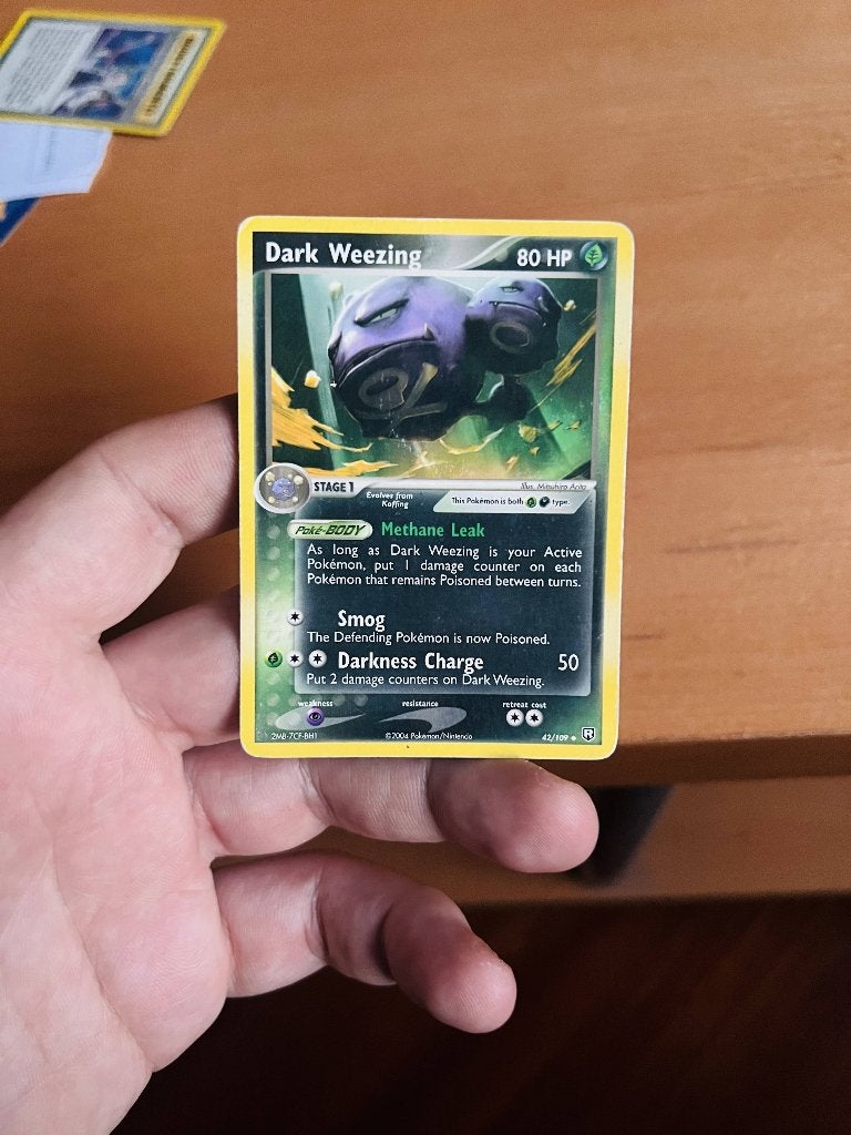 Dark Weezing 42/109 Ex Team Rocket Returns Pokemon, Verzenden, Zo goed als nieuw, Losse kaart, Foil