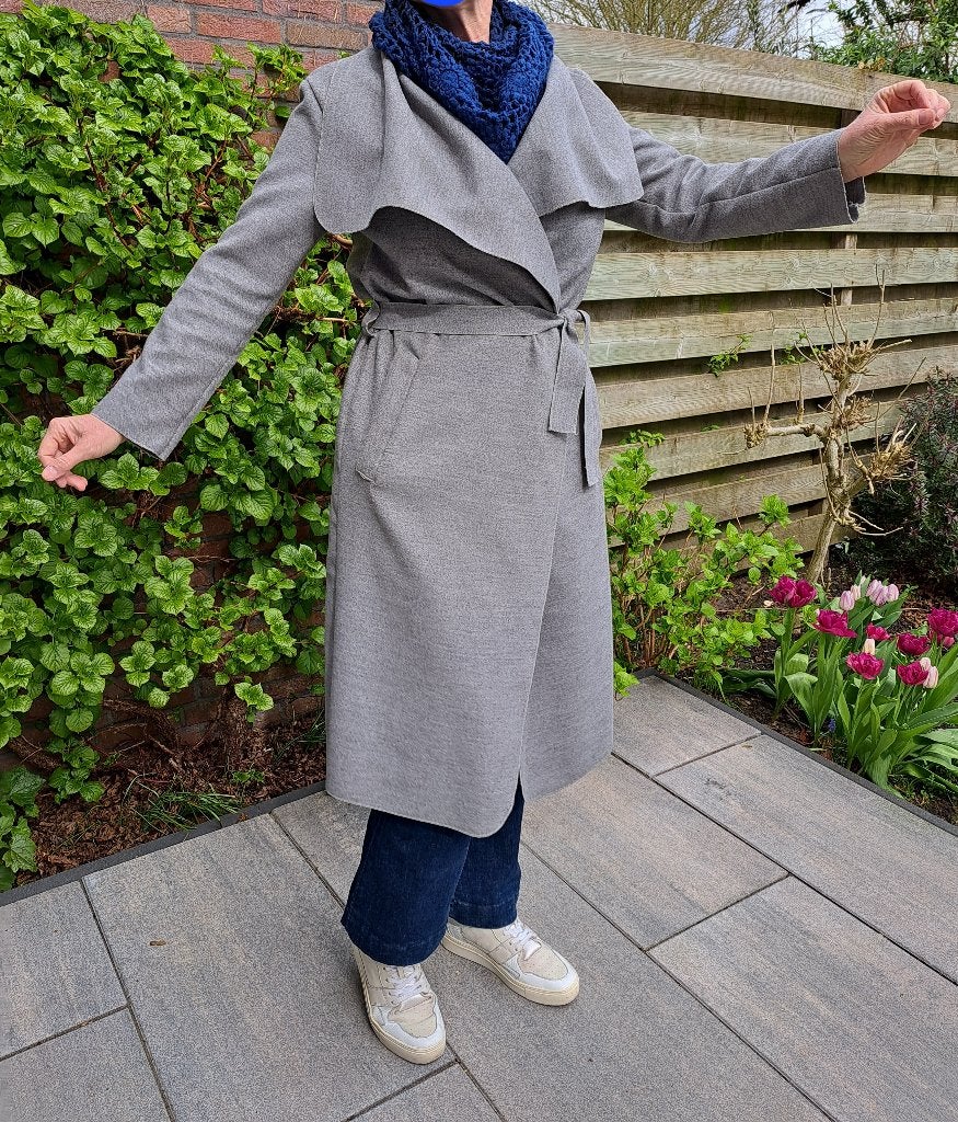 Superleuke najaarsjas, Ophalen of Verzenden, Zo goed als nieuw, Maat 38/40 (M), Grijs