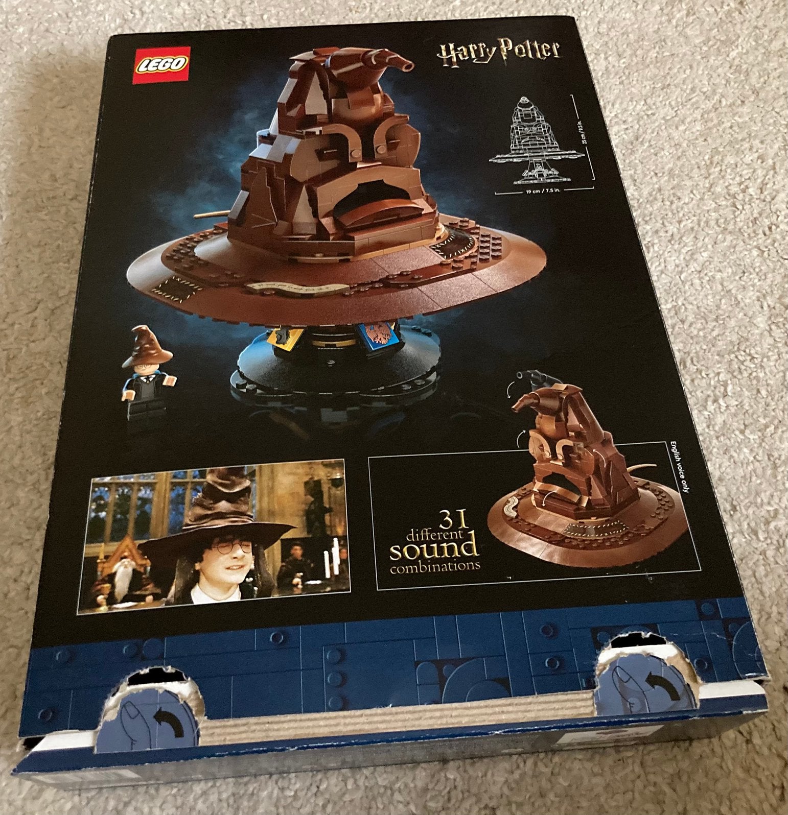 Harry potter LEGO sorteer hoed., Gebruikt, Harry Potter, Ophalen of Verzenden, Complete set