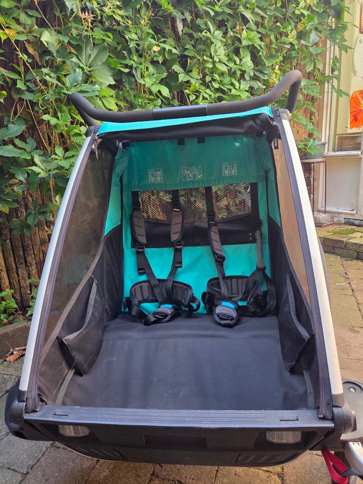 Thule Chariot 2 Lite - Zo goed als nieuw!, Ophalen, Zo goed als nieuw, Kinderkar, Vering
