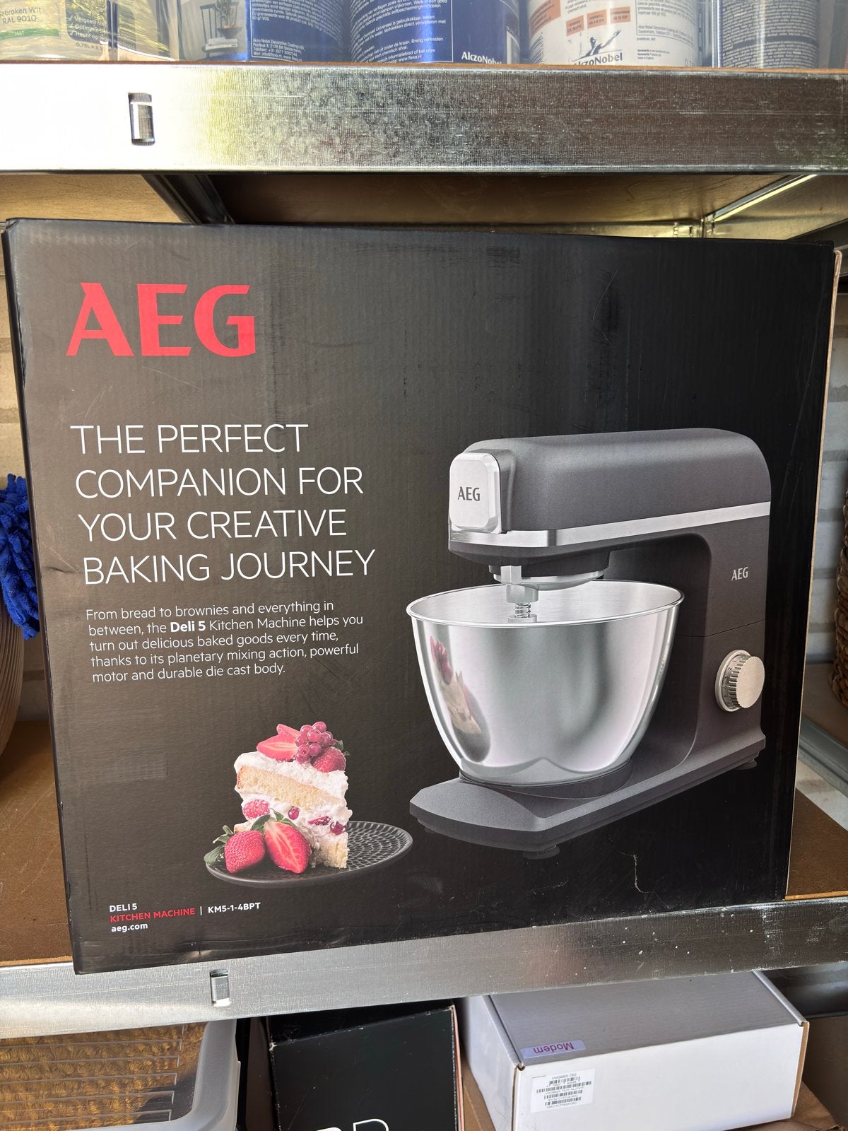 AEG Delis 5 Keukenmachine - Nieuw in doos, Witgoed en Apparatuur, Keukenmixers, 4 liter of meer, Ophalen, Nieuw, 3 snelheden of meer