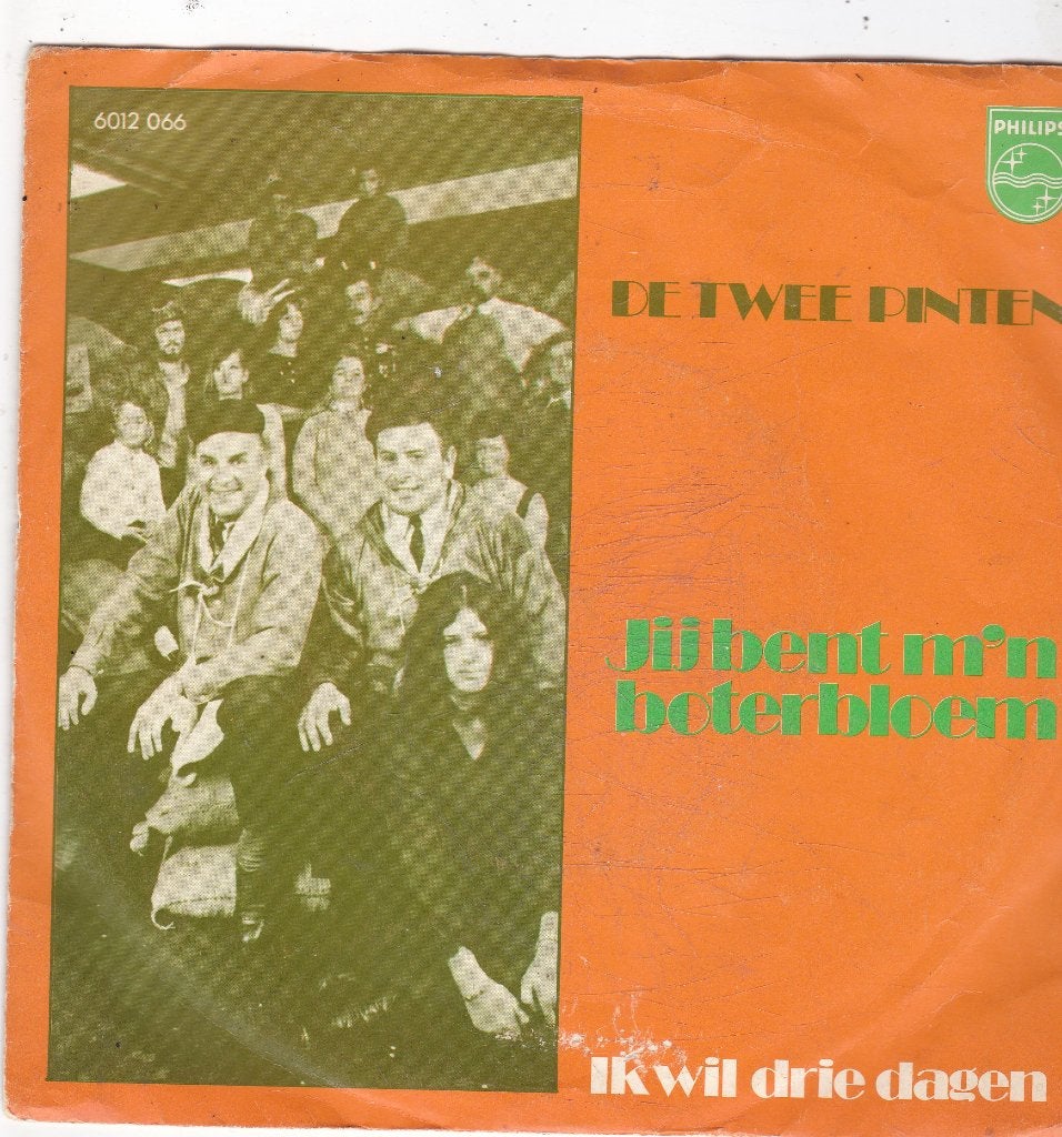Single De Twee Pinten - Jij bent m'n boterbloem, Ophalen of Verzenden, Gebruikt, 7 inch, Nederlandstalig