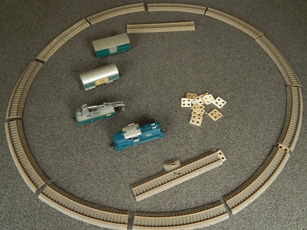 NewRay 1996 treinset (batterij), Overige merken, Gelijkstroom, Ophalen of Verzenden, Gebruikt