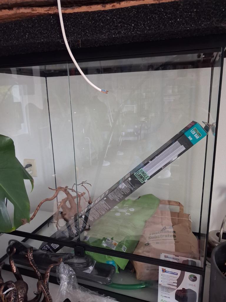 Te koop: nieuw paludarium/terrarium. Nooit gebruikt., Dieren en Toebehoren, Reptielen en Amfibieën | Toebehoren, Ophalen, Zo goed als nieuw